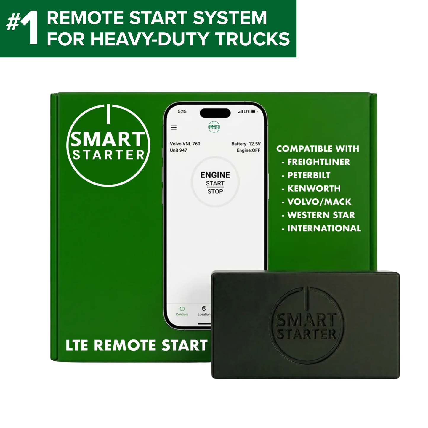 semi truck remote start
