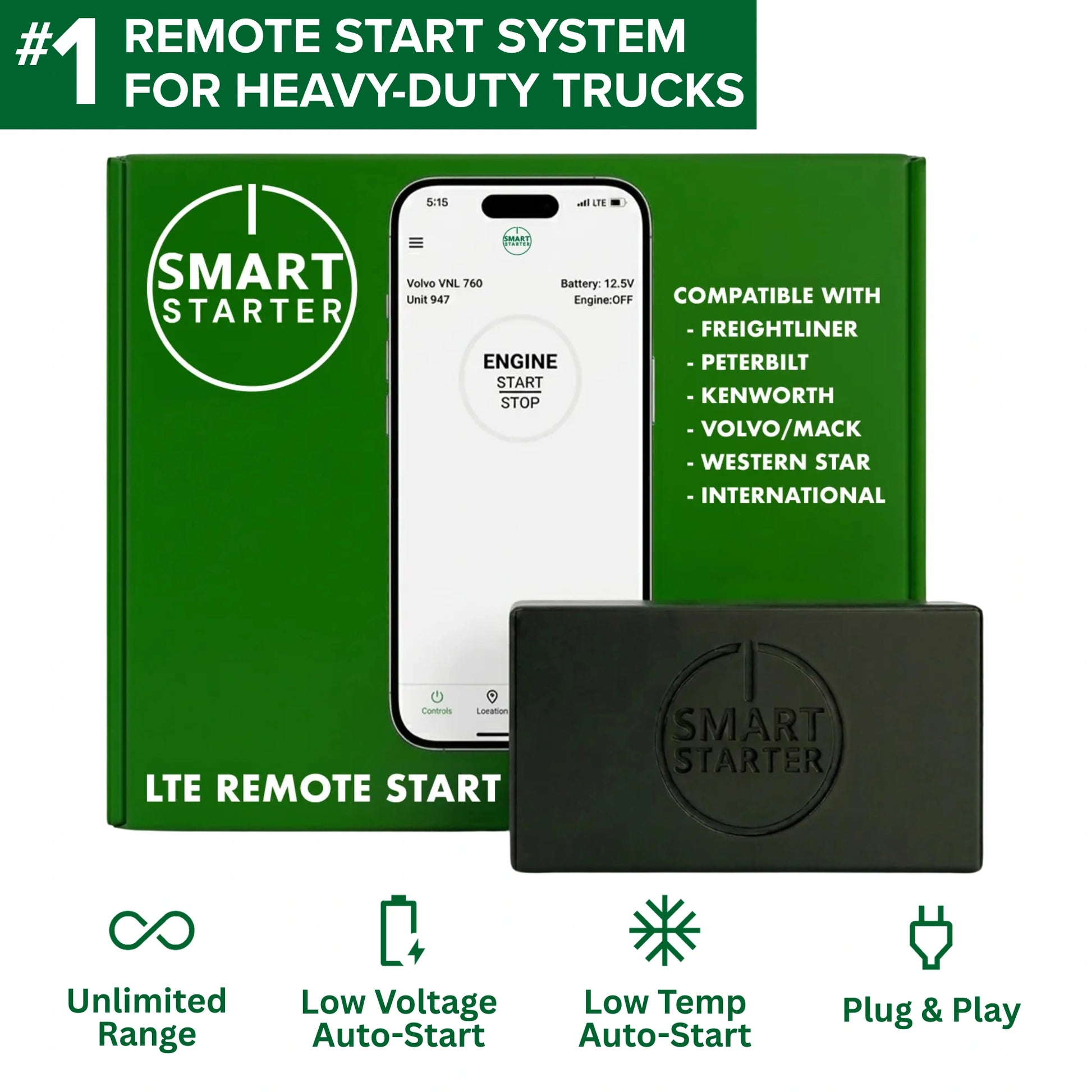 semi truck remote start