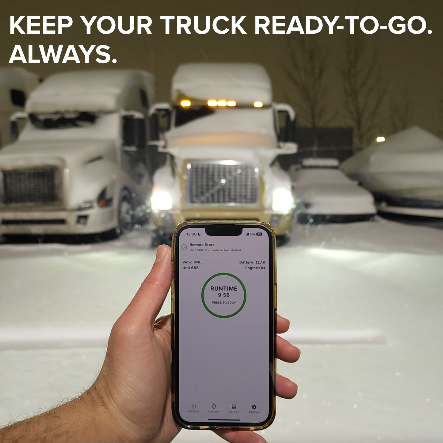 volvo remote start auto start