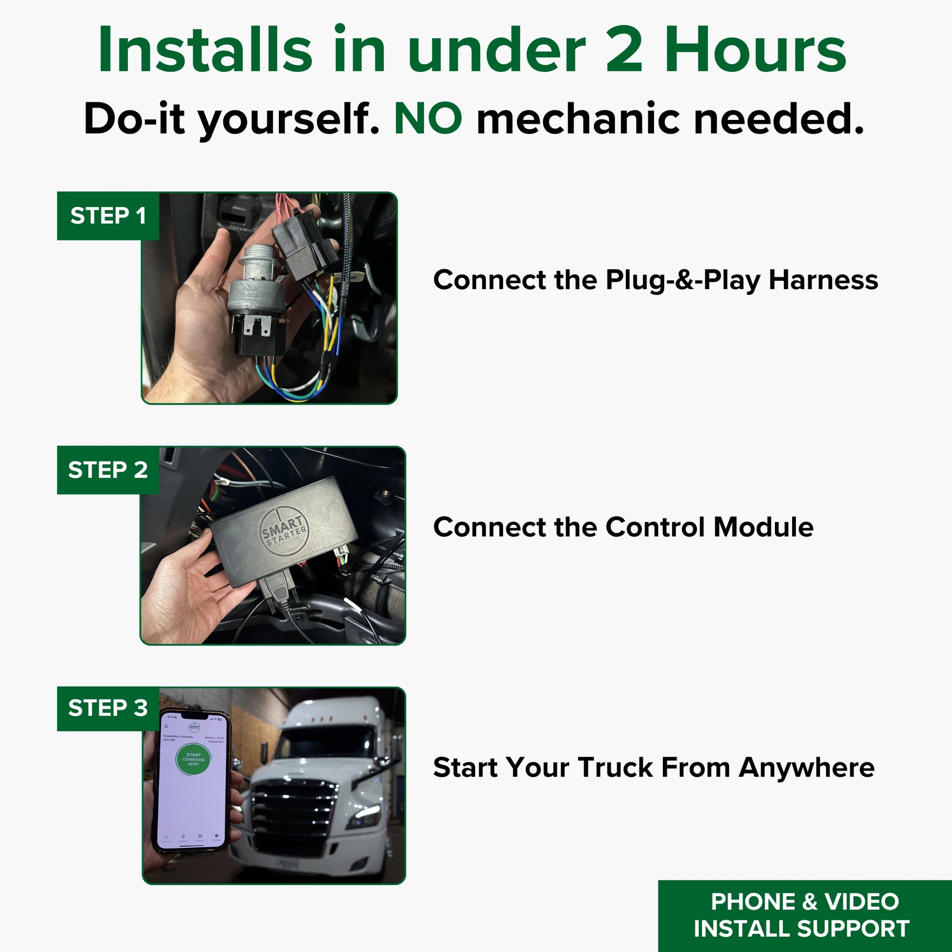 western star remote start and auto start